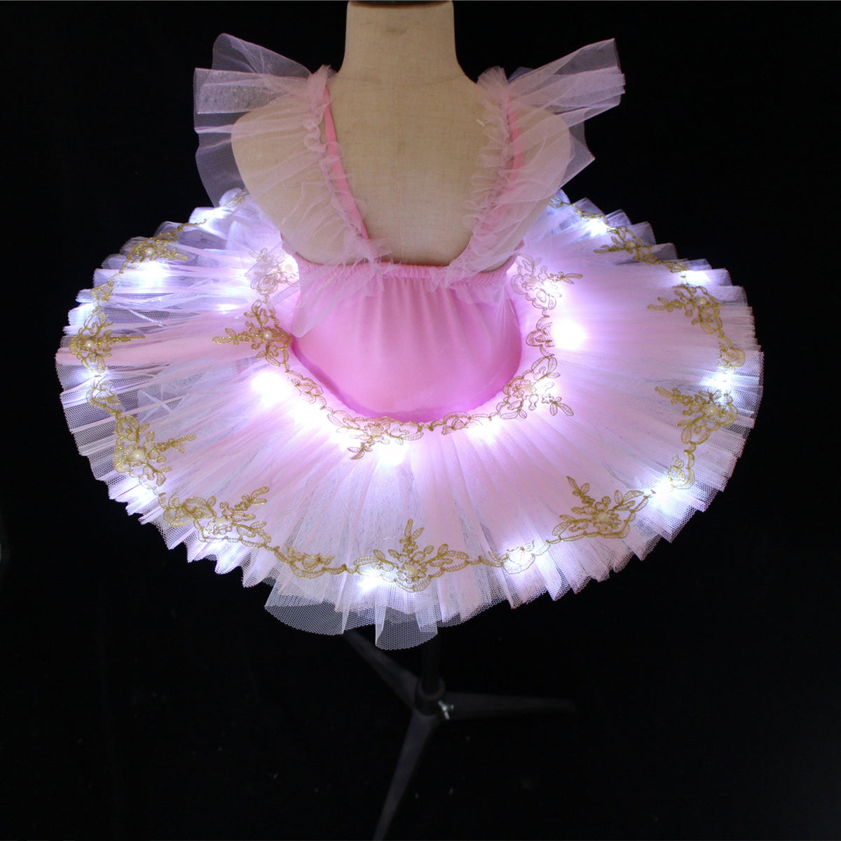 Childrens Sequined Ballet Performance Dress
