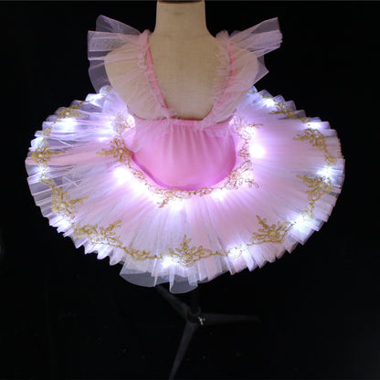 Childrens Sequined Ballet Performance Dress