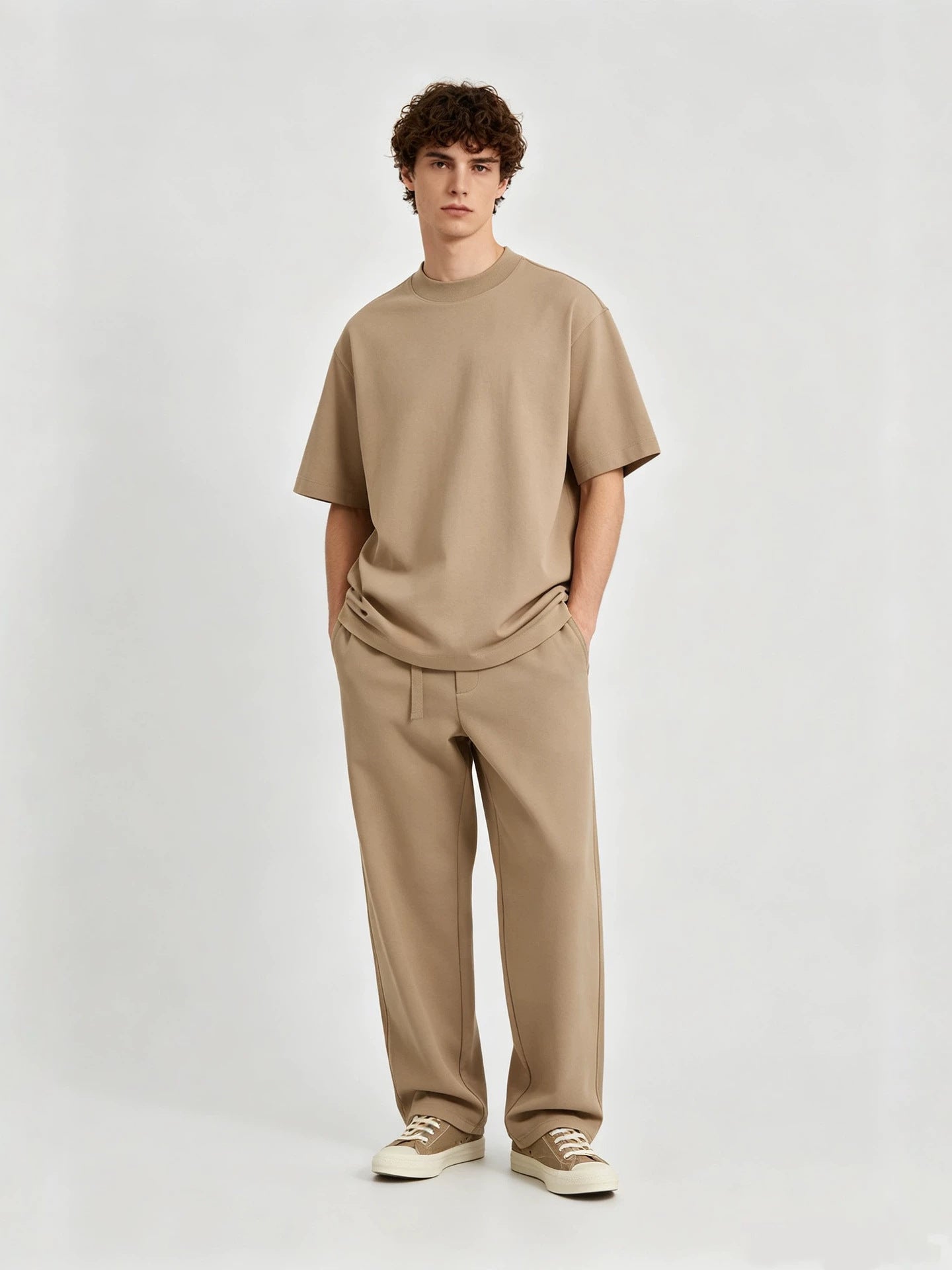 Cotton Short-Sleeve Loose-Fitting Trendy Brand T-Shirt
