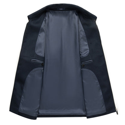 Mens Wool Blend Jacket Coat