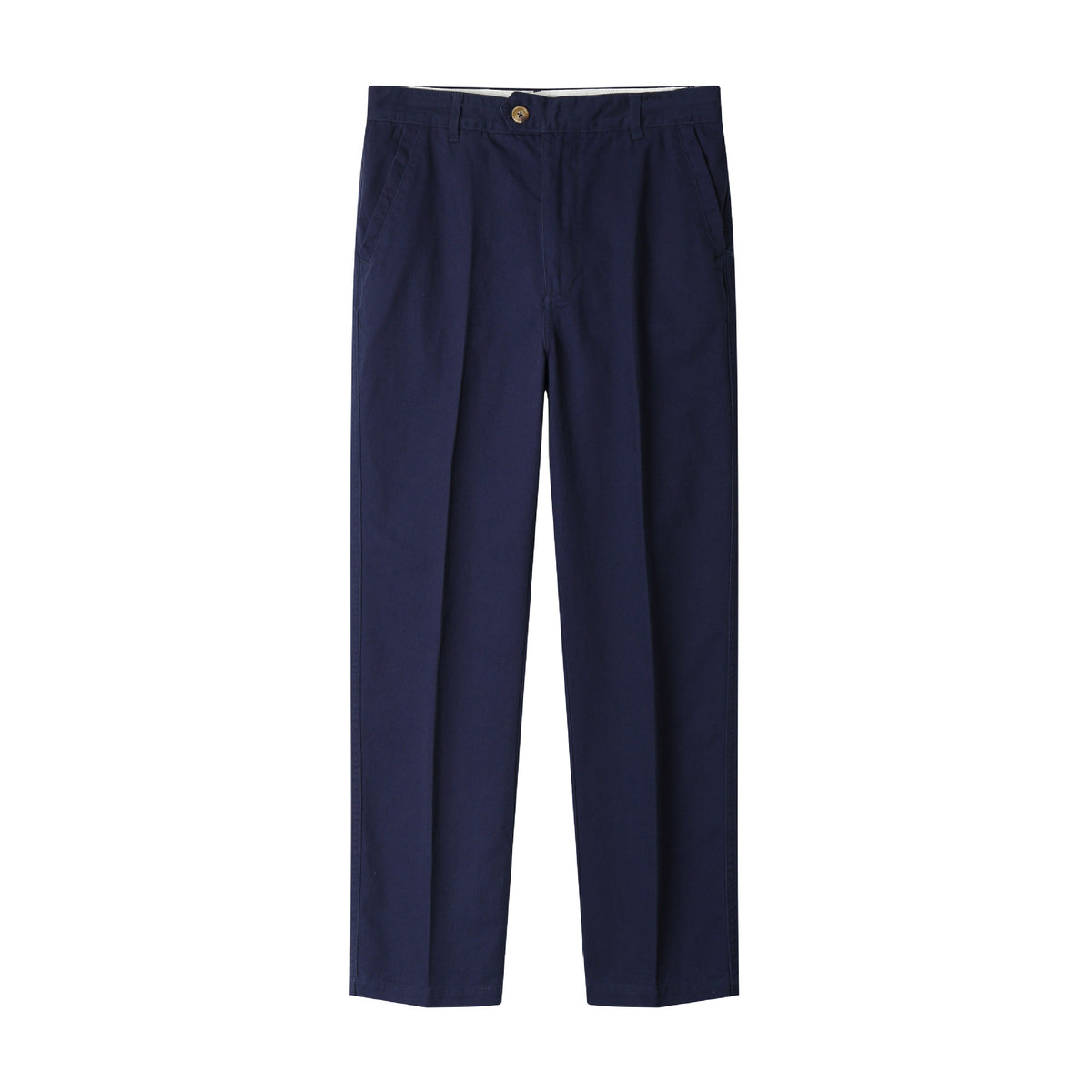 Men's Straight-Leg Cotton Casual Pants