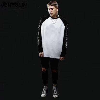 Patchwork Long Sleeve T-shirt