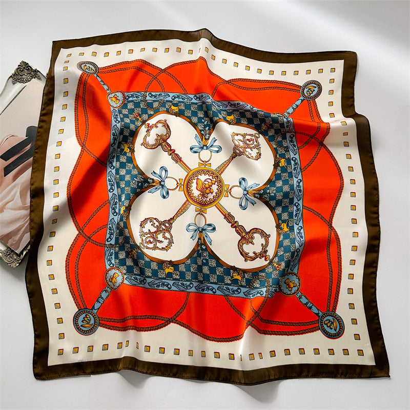 Europese en Amerikaanse sjaal met print