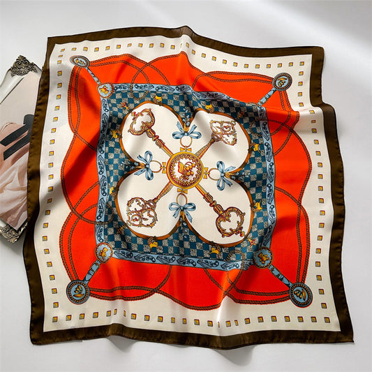 Europese en Amerikaanse sjaal met print