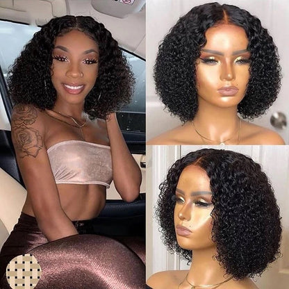 Short Curly Synthetic Lace Wig