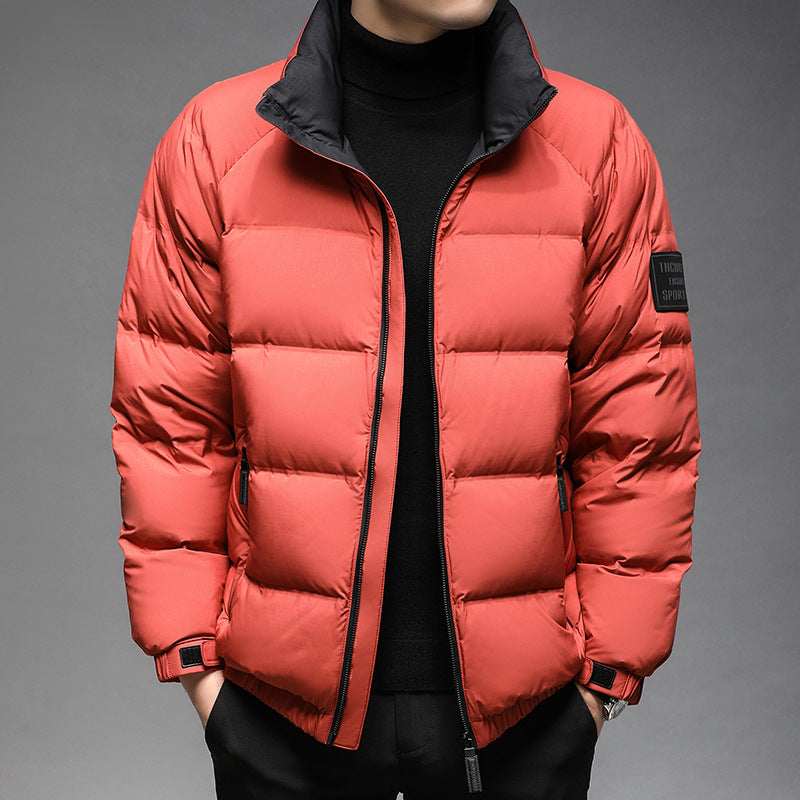 Heren casual puffer winterjas