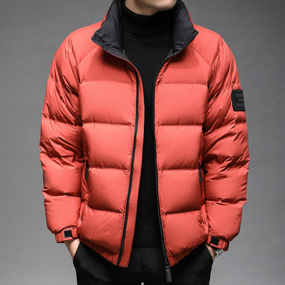 Heren casual puffer winterjas