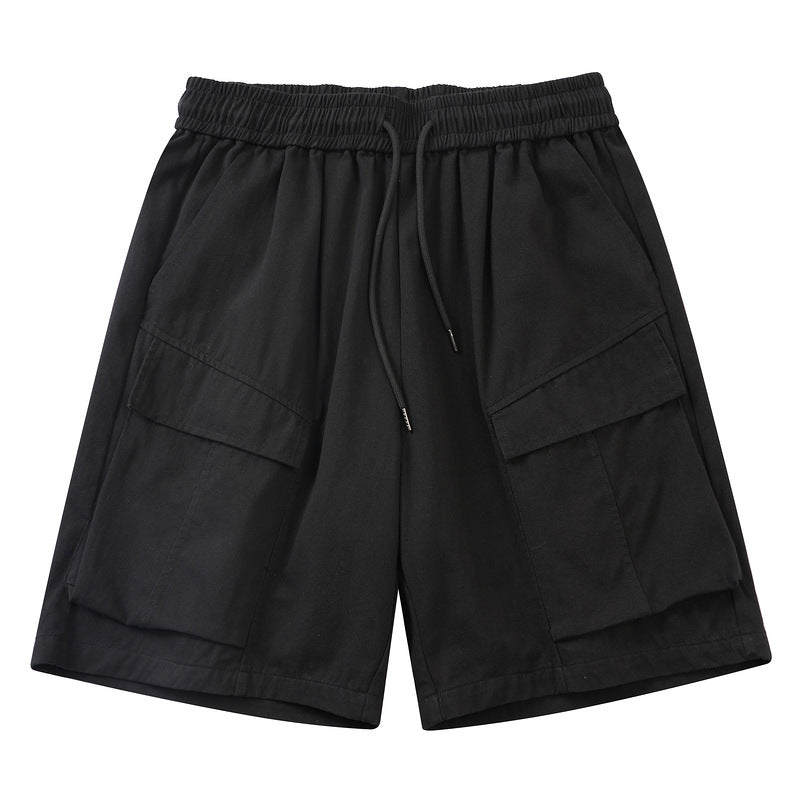 Men's Trendy Loose Drawstring Summer Half Pants Trousers Male Style
