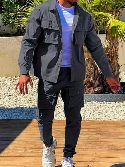 Casual cargobroek heren set