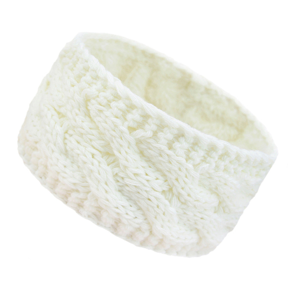 Fluwelen Wol Gebreide Hoofdband