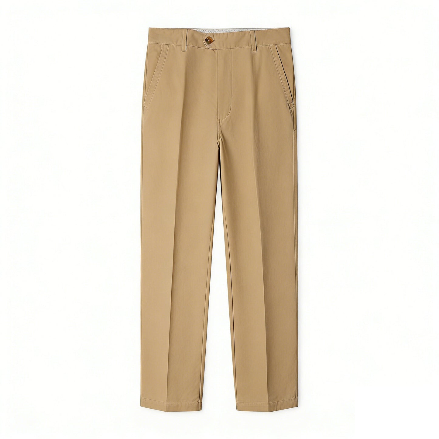 Men's Straight-Leg Cotton Casual Pants