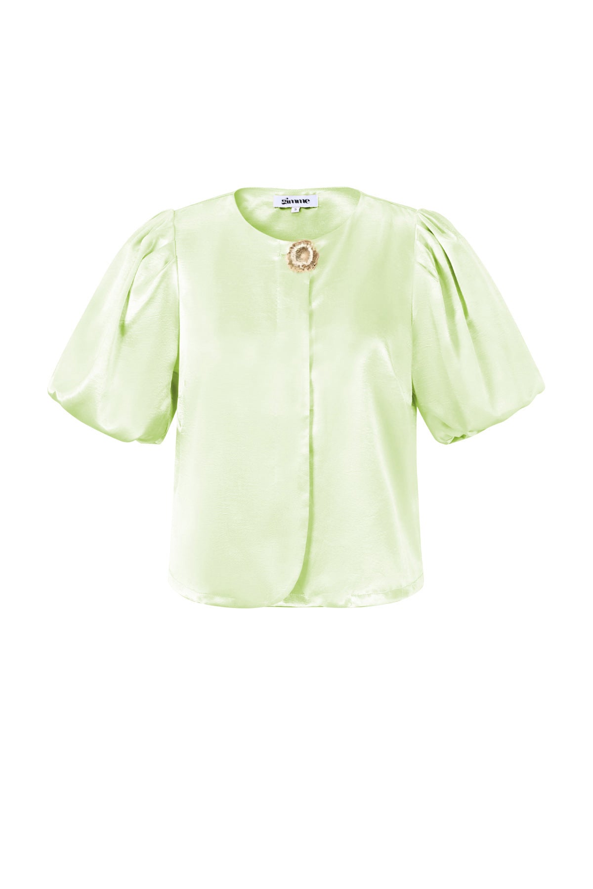 Statement top met pofmouwen