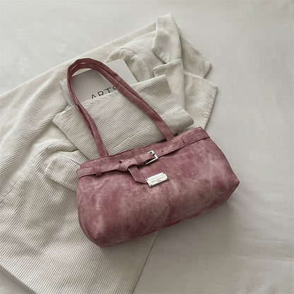 Retro Minimalist Women Shoulder Handbag