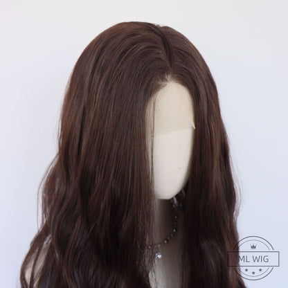 Synthetic lace wig