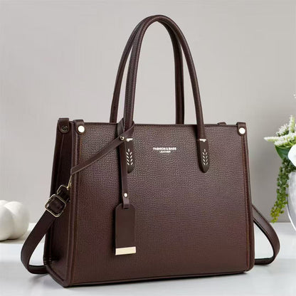 Large Capacity Elegant Soft Leather Handbag Crossbody Shoulder Bag
