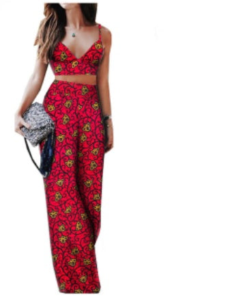 Afrikaans print dames tweedelig pak