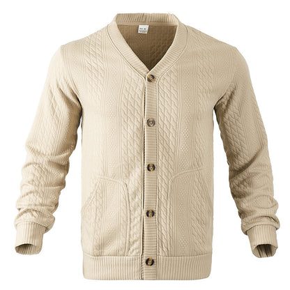 V-Neck Cardigan Jacket
