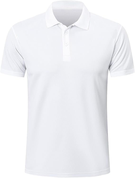 Mens Moisture Wicking Quick Dry Polo Shirt