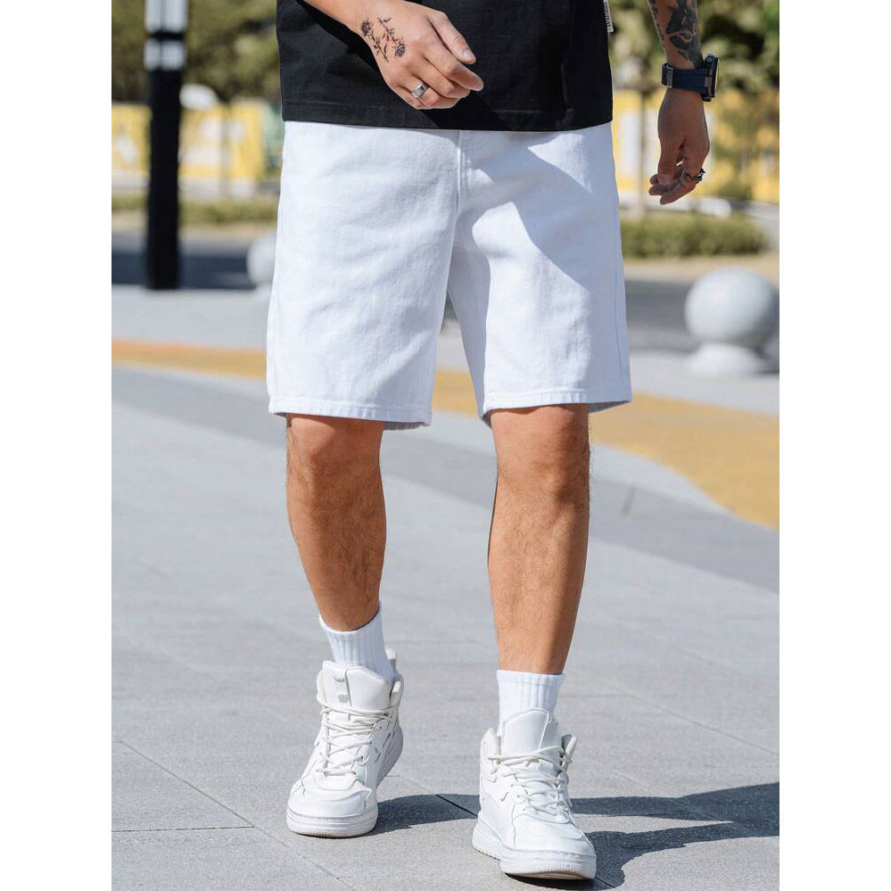 Retro Denim Shorts for Men