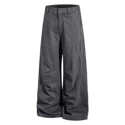 loose wide-leg pants