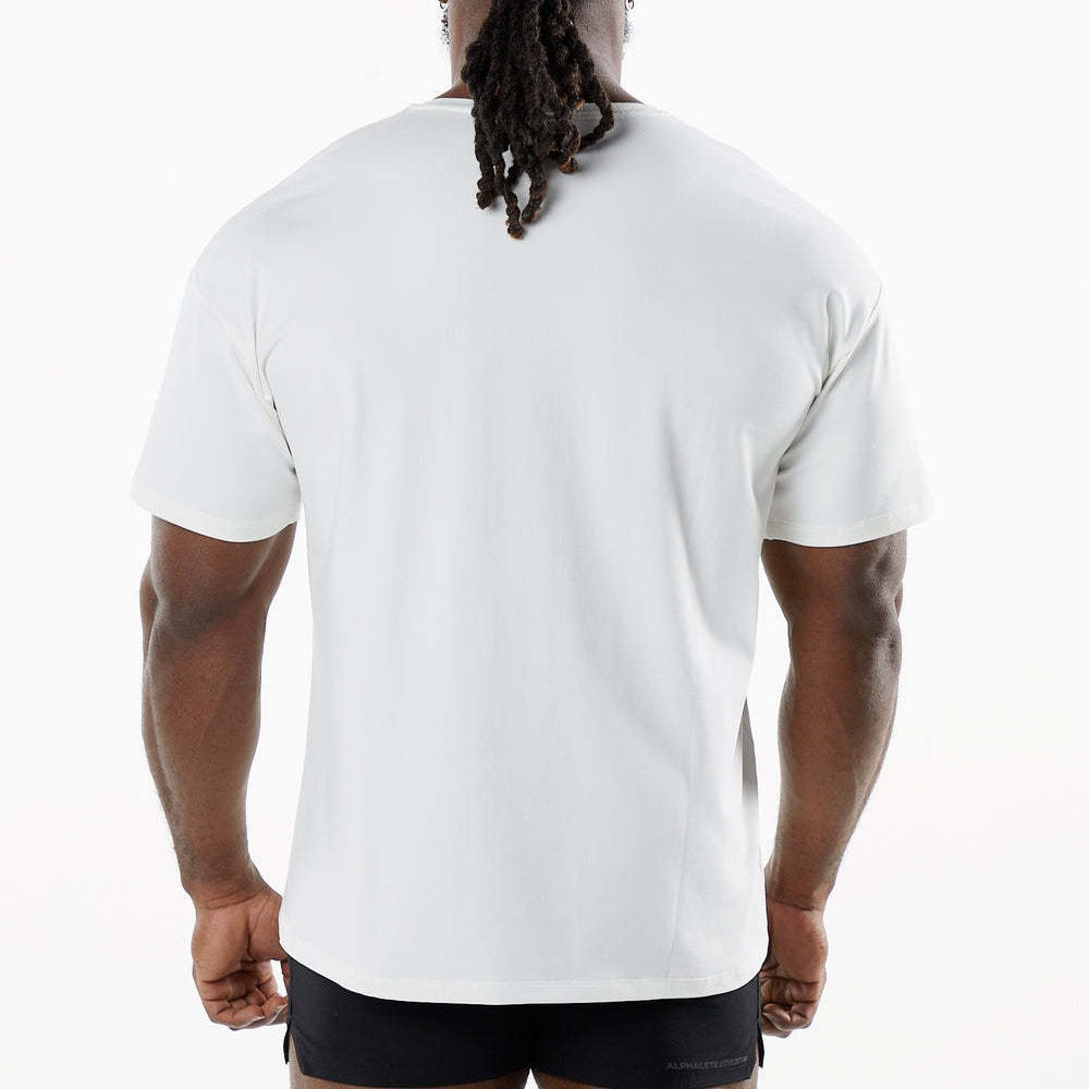 Casual katoenen T-shirt met korte mouwen voor heren