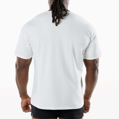 Casual katoenen T-shirt met korte mouwen voor heren