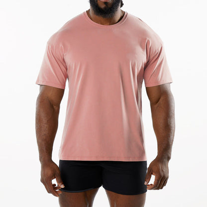 Casual katoenen T-shirt met korte mouwen voor heren