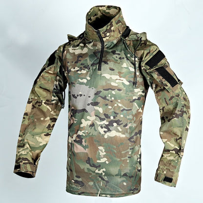 Long-sleeved men's loose tactical outdoor jacket