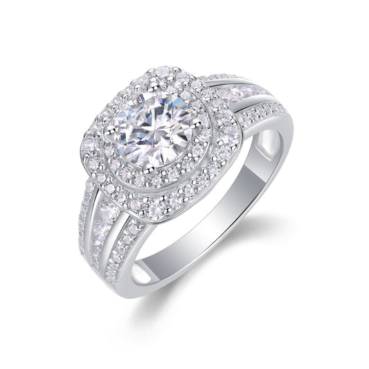 Moissanite Damesring Advanced  Luxury