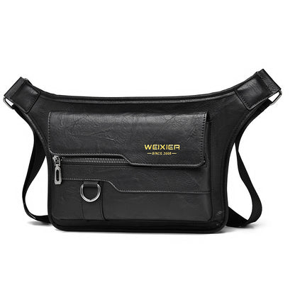 Grote waterdichte PU-leren crossbodytas voor heren