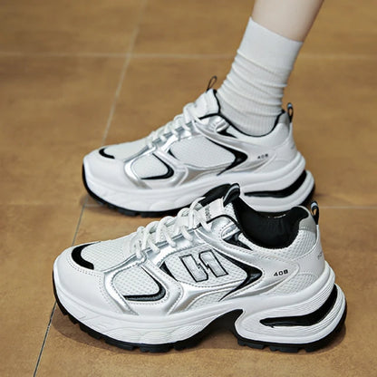 Luxe designer casual sneakers voor dames