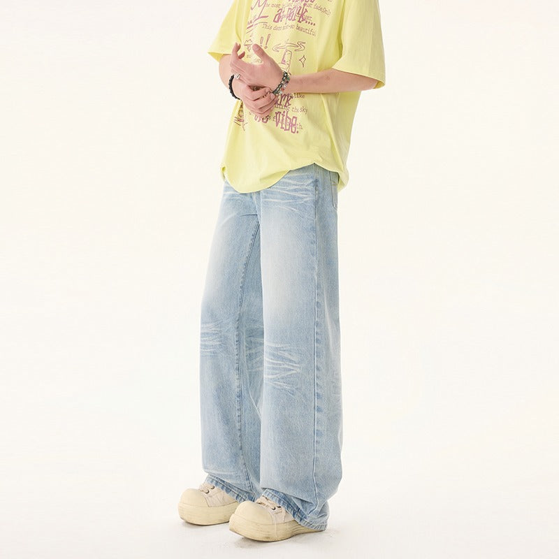 Summer loose straight leg commuting pants