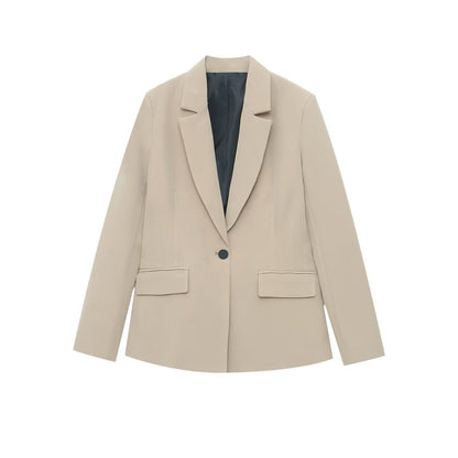 Elegant slank gesneden colbert in forenzenstijl