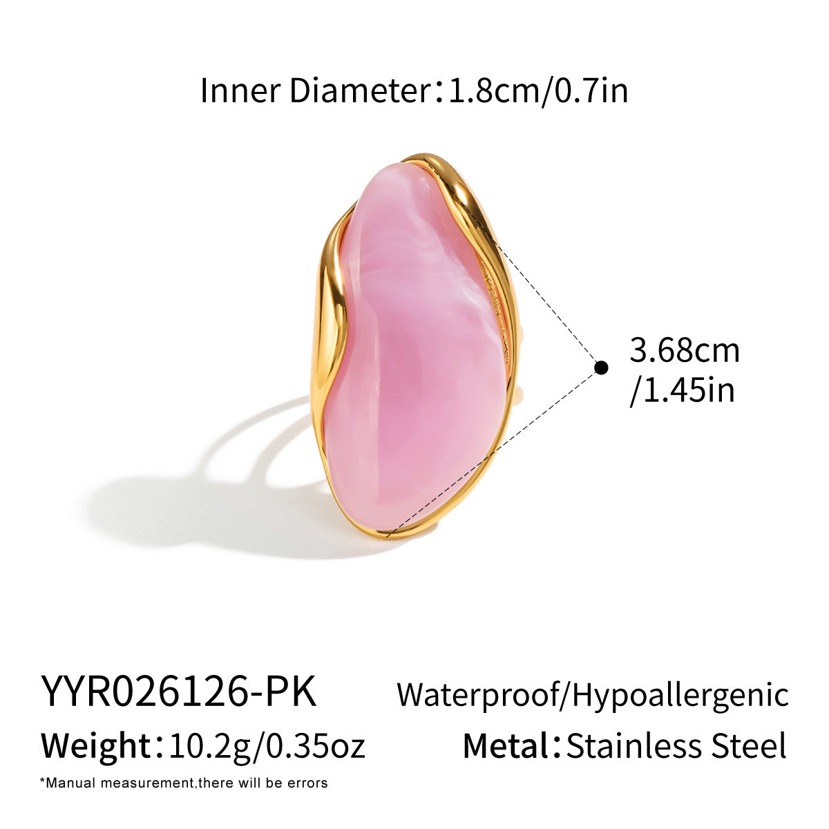 Resin Open-Style Ring for Women
