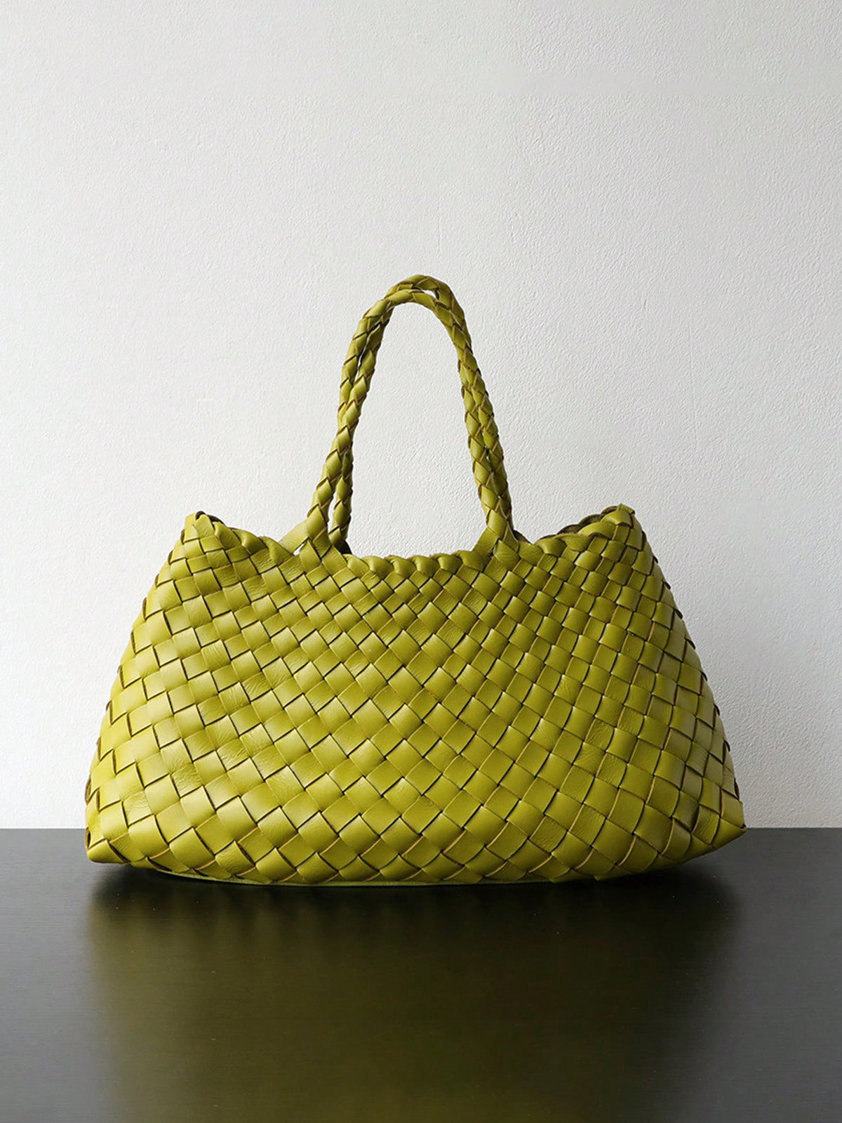 Niche Design Light Luxury Simple Handbag Woven Vegetable Basket