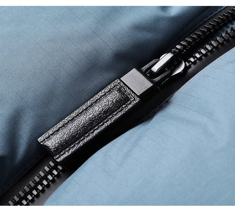 Heren casual puffer winterjas