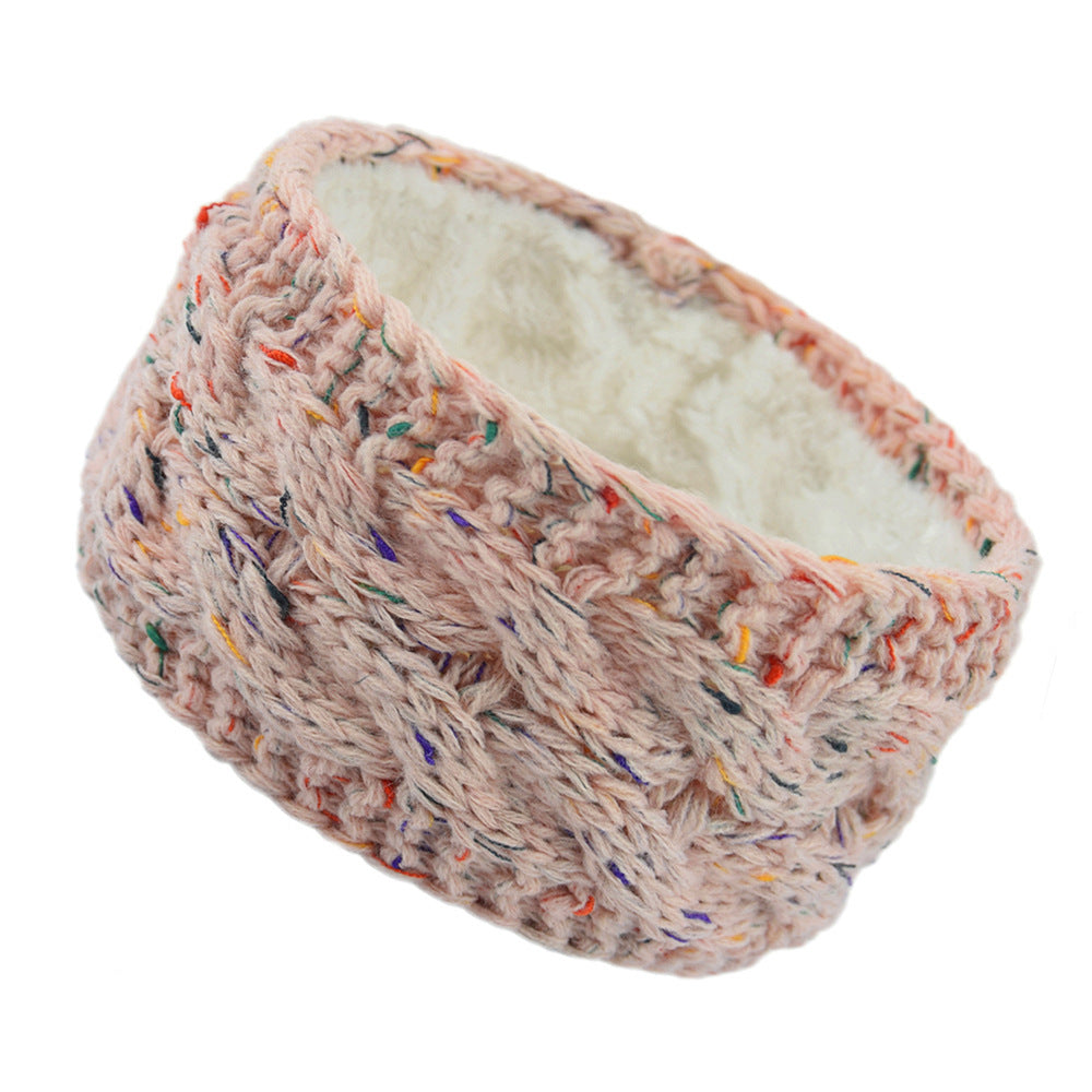 Fluwelen Wol Gebreide Hoofdband
