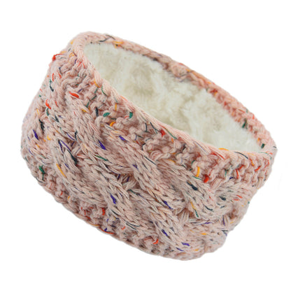 Fluwelen Wol Gebreide Hoofdband