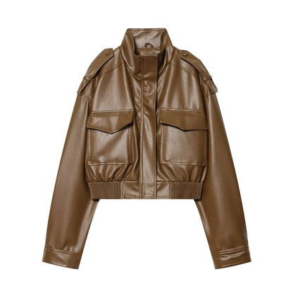 Retro Motorcycle Jacket for Women