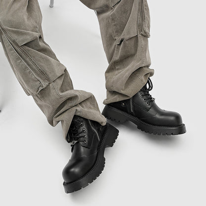 Mens Derby Lace-Up Boots