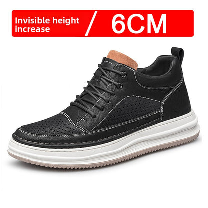 Men's Invisible Height Increasing Casual Sneakers Thick Sole Shoes