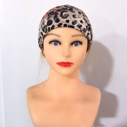 Europese en Amerikaanse hoofdband met luipaardprint