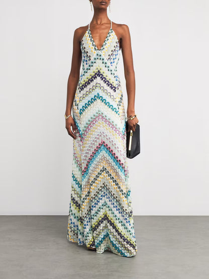 Floral Print Bodycon Dress Sleeveless Party Wear