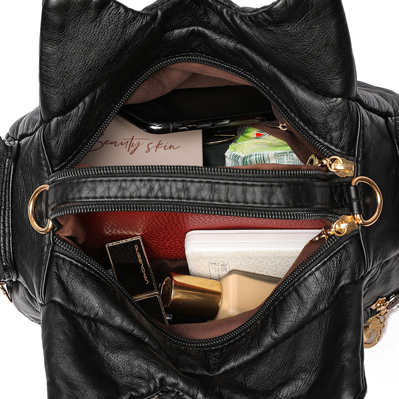 Trendy Patchwork Single-Shoulder Bag