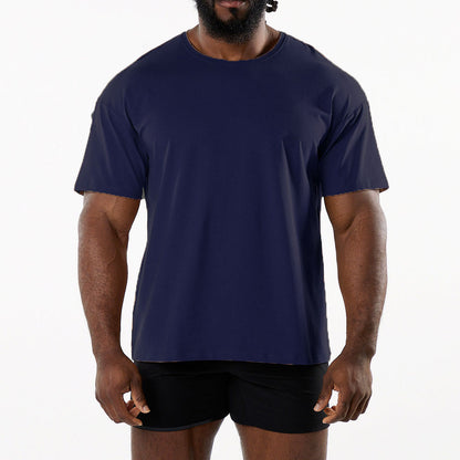 Casual katoenen T-shirt met korte mouwen voor heren