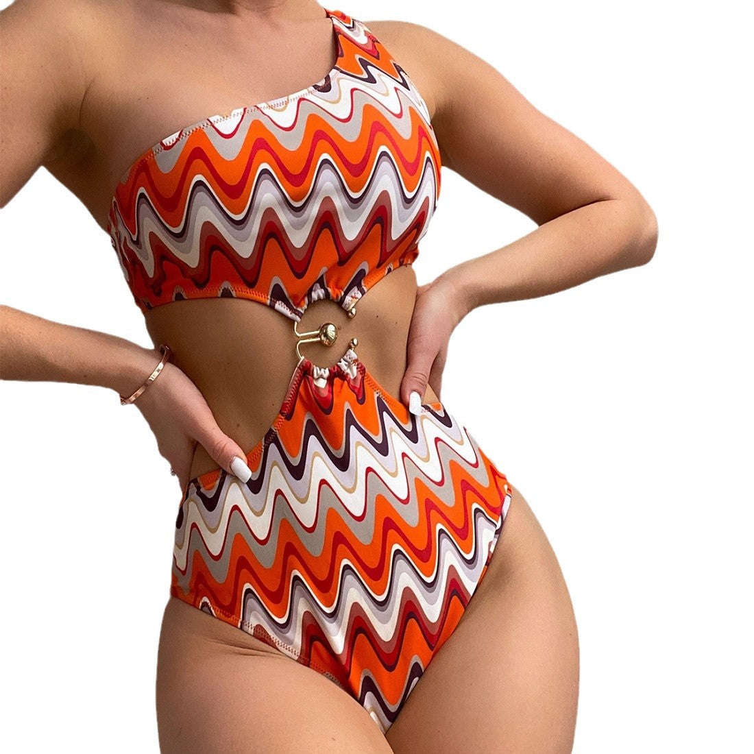 Printed swimsuit for women
