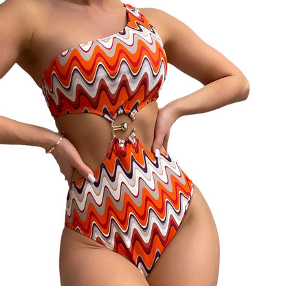 Printed swimsuit for women