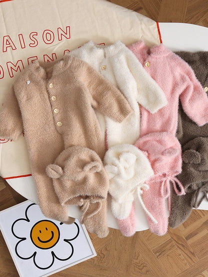 Children's cashmere one-piece suit