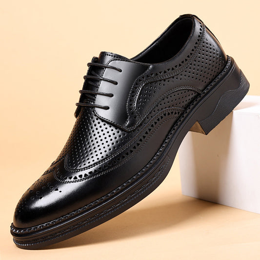 Holle leren Oxfords veterschoen voor heren