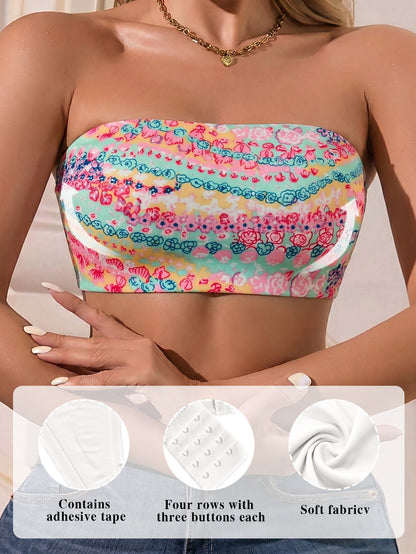 Seamless Wire-Free Tube Top with Anti-Slip Design